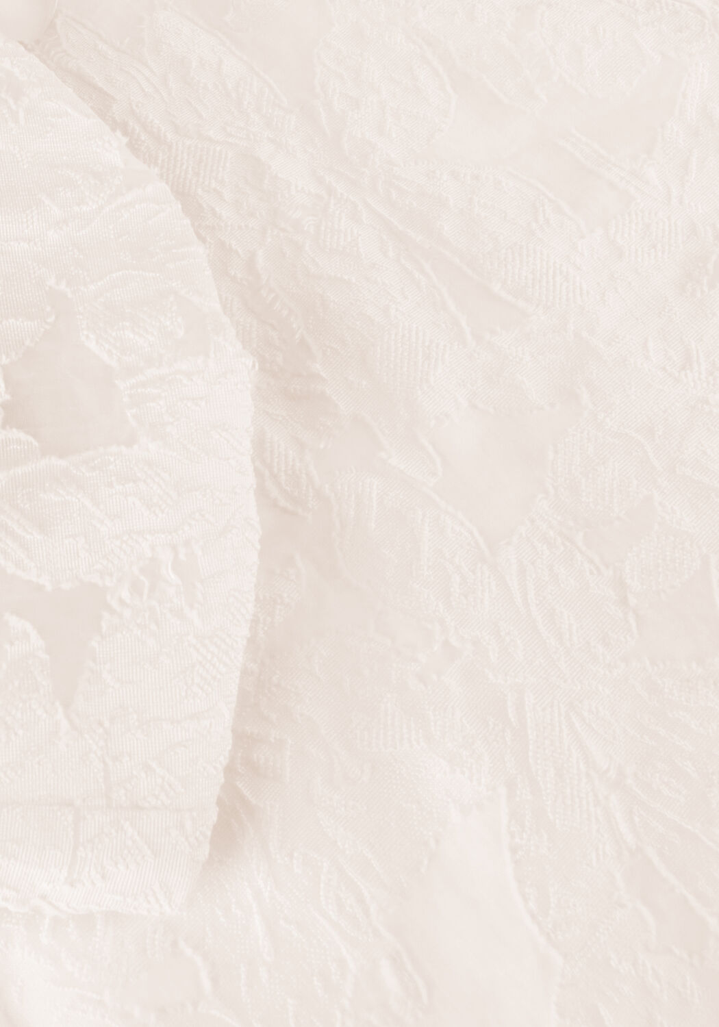 Ecru NEO NOIR Top LORRAINE BROCADE BLOUSE - large