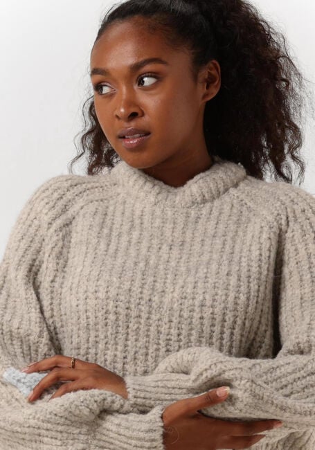 Sand PENN & INK Pullover PULLOVER KNITT - large