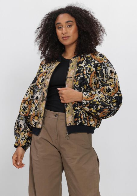 Mehrfarbige/Bunte SUMMUM Jack BOMBER JACQUARD - large