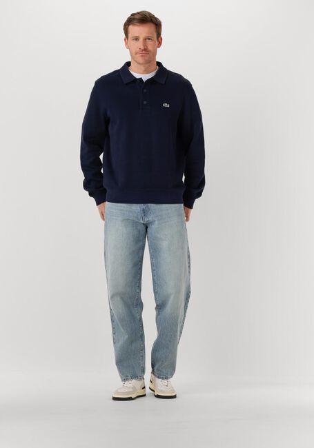 Dunkelblau LACOSTE Pullover CLASSIC FIT POLO COLLAR RIBBED POLO - large