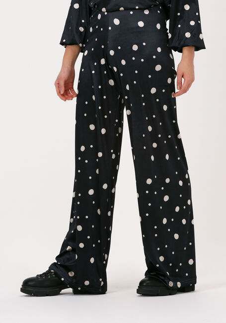 Schwarze HUNKON Weite Hose MADDIE TROUSERS - large