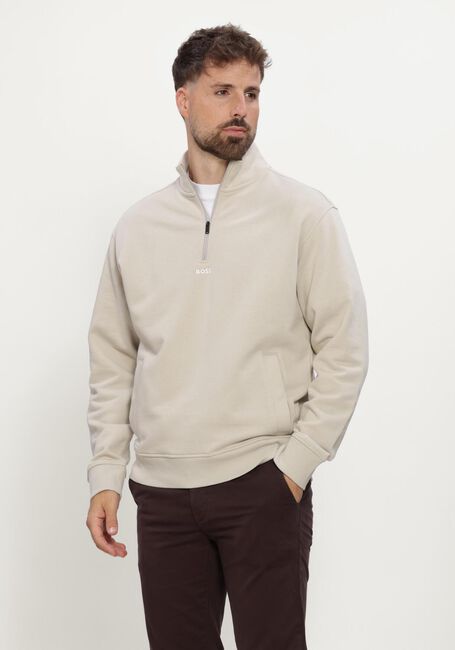 Beige BOSS ORANGE Sweatshirt ZE SMALLZIP - large