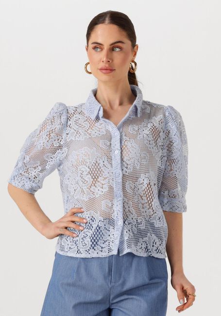 Hellblau LOLLYS LAUNDRY Blusen BONOLL SHIRT SS - large