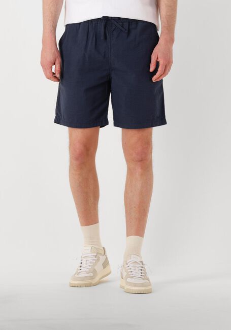 Dunkelblau FORÉT Kurze Hose HUSH SEERSUCKER SHORT - large