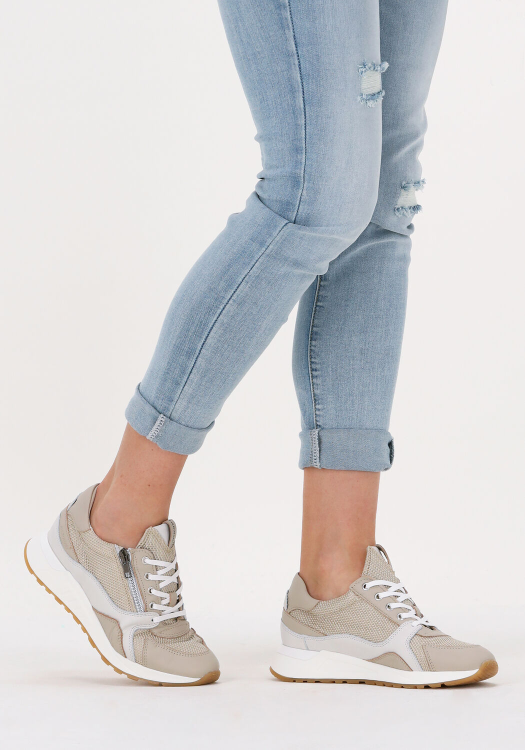 Beige PIEDI NUDI Sneaker Low 2507-06 - large