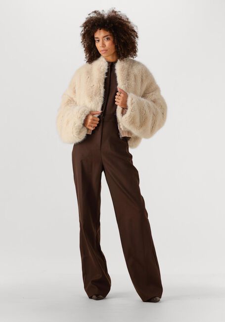 Creme EST'SEVEN Fake-Fur-Jack KINSKI WILD JACKET - large