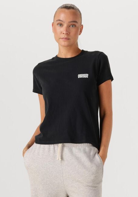 Schwarze AMERICAN VINTAGE Top YKOBOW - large