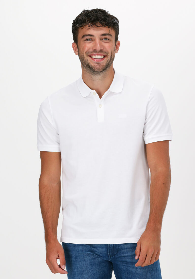 weiße boss polo-shirt pallas 10108581 01