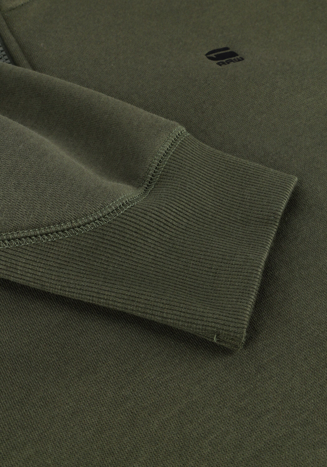 Graue G-STAR RAW Sweatshirt PREMIUM CORE HALF ZIP R SW L\S - large