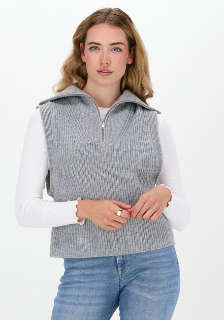 Hellgrau SELECTED FEMME Spencer SLFKALLY KNIT VEST W - large