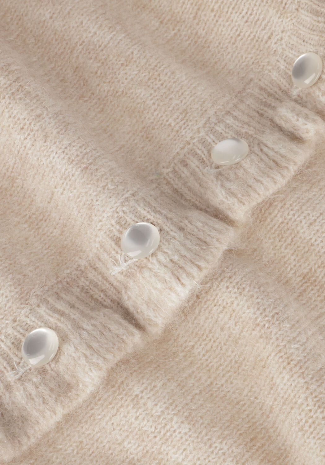 Beige Y.A.S. Strickjacke YASJULIETTA LS KNIT CARDIGAN - large