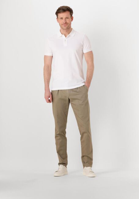 Weiße PROFUOMO Polo-Shirt POLO SHORT SLEEVE - large