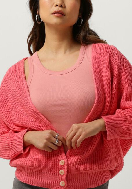 Orangene BELLAMY Strickjacke TESSA - large