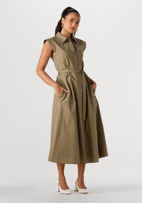 Khaki LIU JO Midikleid 3.0 ABITO CHEMISIER S/M - large