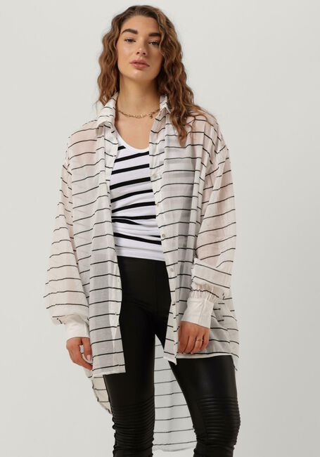 Ecru 10DAYS Bluse OVERSIZED BLOUSE STRIPE - large