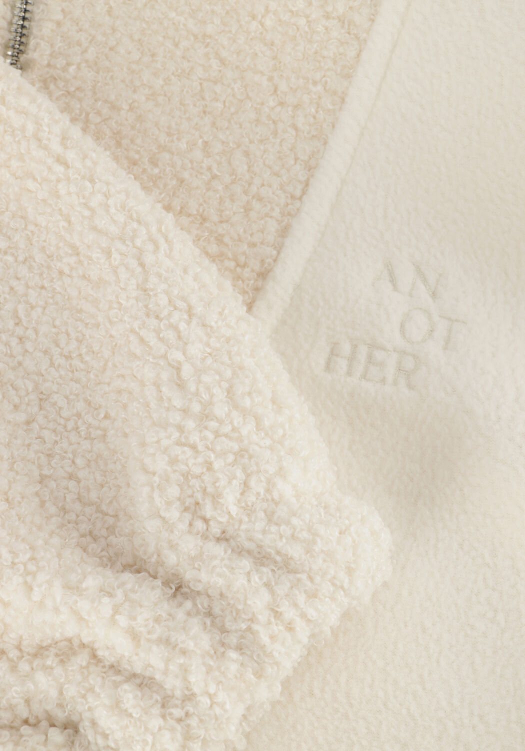 Creme ANOTHER LABEL Teddy-Jacke JENNIFER JACKET - large