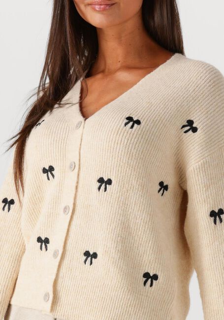 Ecru Y.A.S. Strickjacke YASBOW LS EMBROIDED KNIT CARDIGAN - large