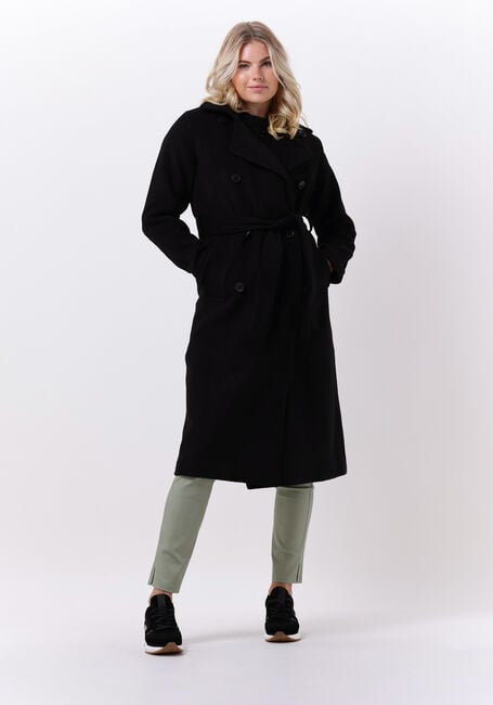 Schwarze OBJECT Mäntel CLARA WOOL COAT - large