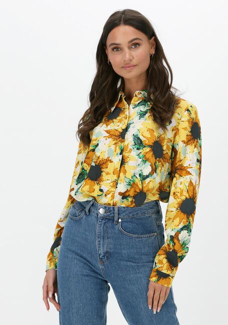 Gelbe JUST FEMALE Blusen SMOOTH SHIRT - large