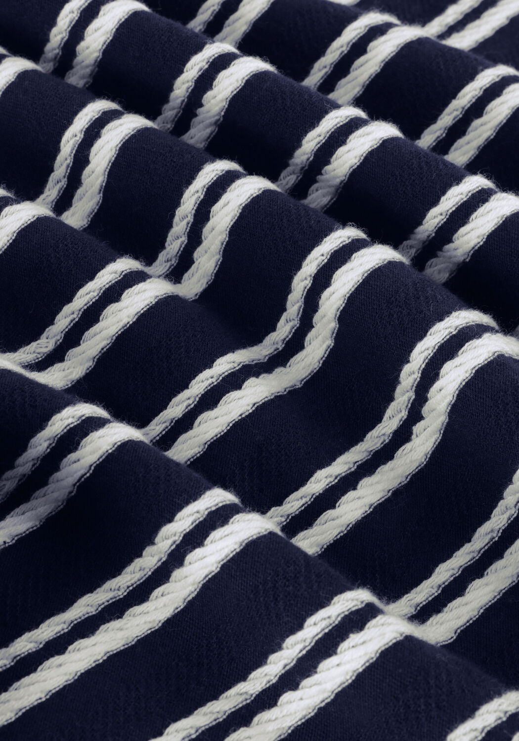 Dunkelblau SCOTCH & SODA T-shirt STRUCTURED STRIPE POCKET T-SHIRT - large