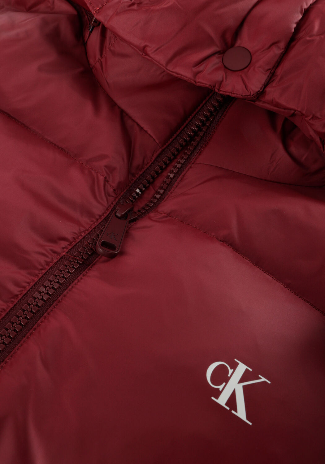 Bordeaux CALVIN KLEIN Wattierte Jack ESSENTIAL MIDWEIGHT PUFFER JACKE - large