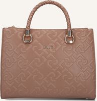 Camelfarbene LIU JO Handtasche MANH M SATCHEL DOUBLE - medium