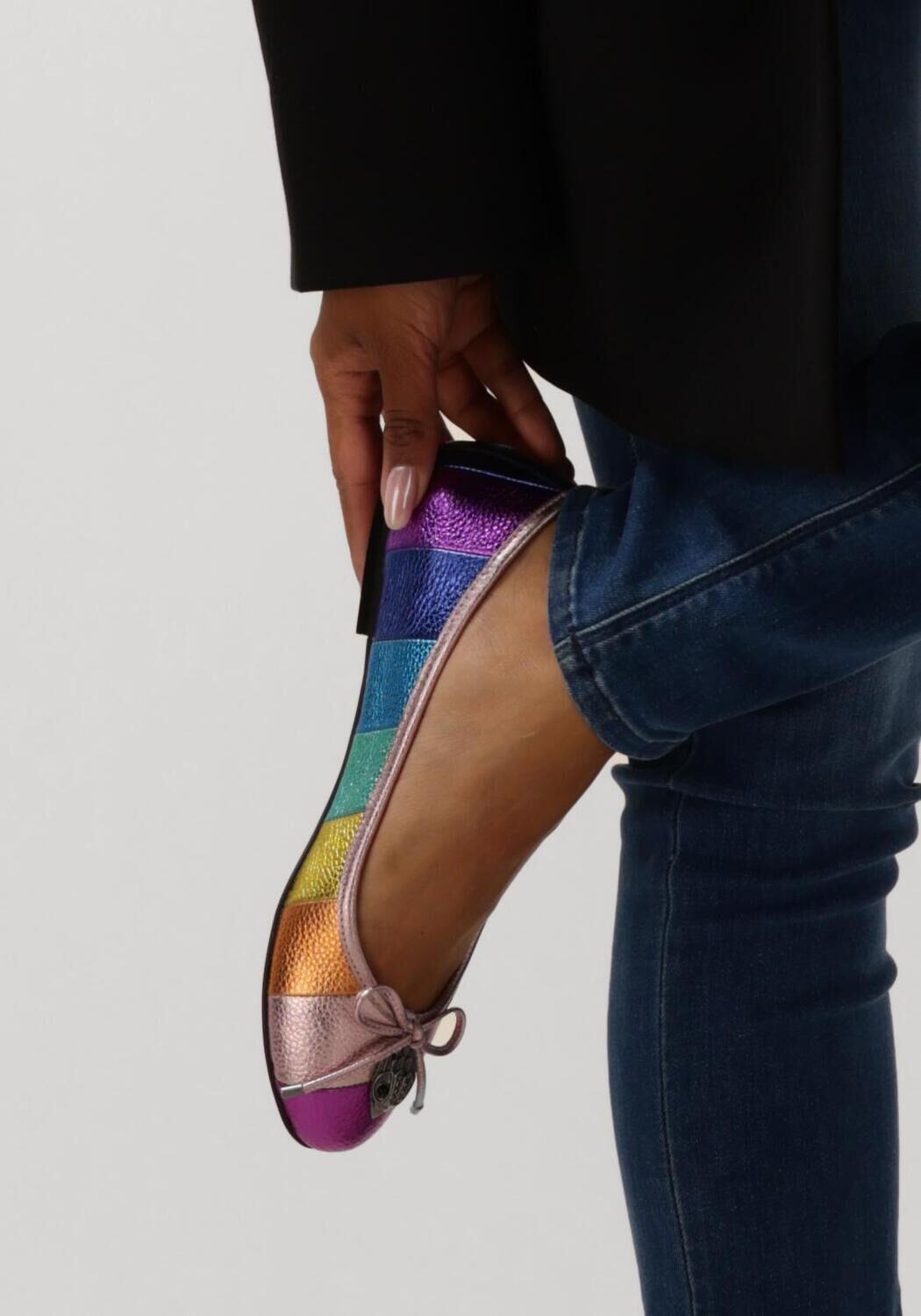 Mehrfarbige/Bunte KURT GEIGER LONDON Ballerinas EAGLE STRIPE - large