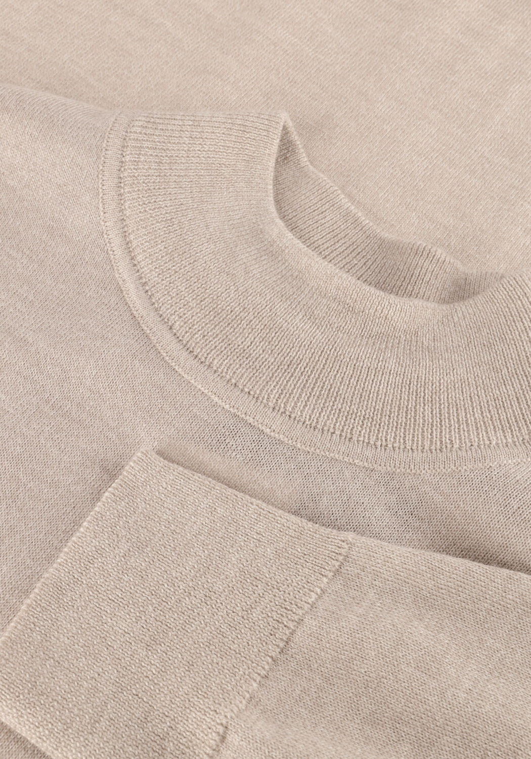 Beige PROFUOMO Rollkragenpullover PULLOVER MOCK NECK MERINO - large