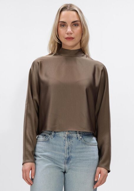 Graue DANTE6 Blusen LORELLE SATIN BOW TOP - large