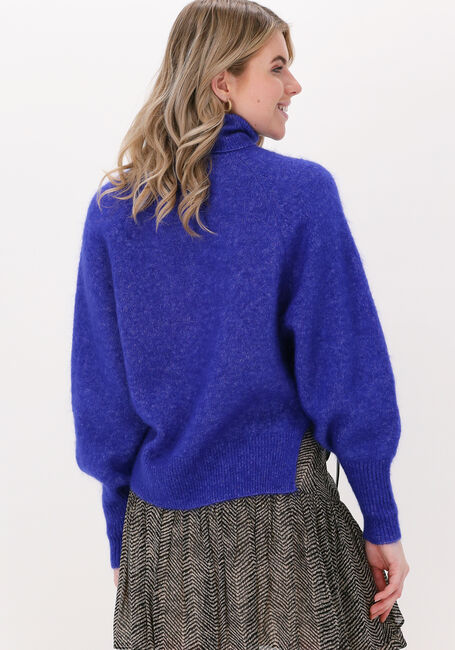 Dunkelblau SECOND FEMALE Pullover BROOK KNIT OVERSIZE T-NECK - large