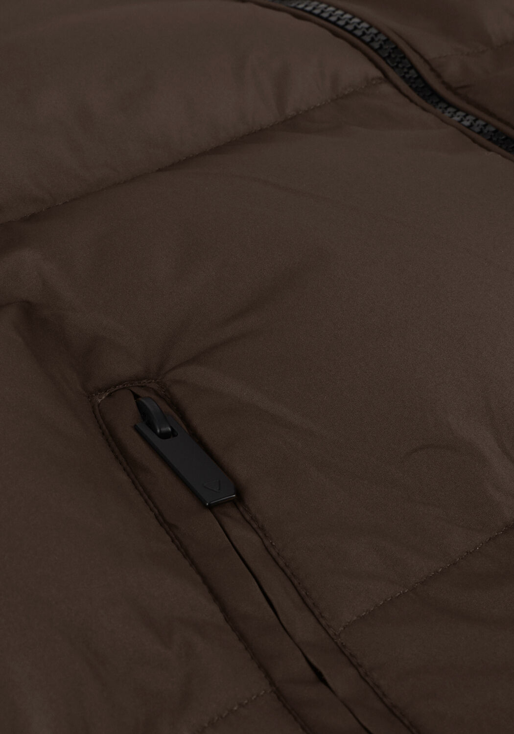 Braune PUREWHITE Wattierte Jack SHORT PADDED JACKET - large