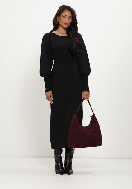 Schwarze OMODA ATELIER Maxikleid OM-SORAYA X QUINTY - large