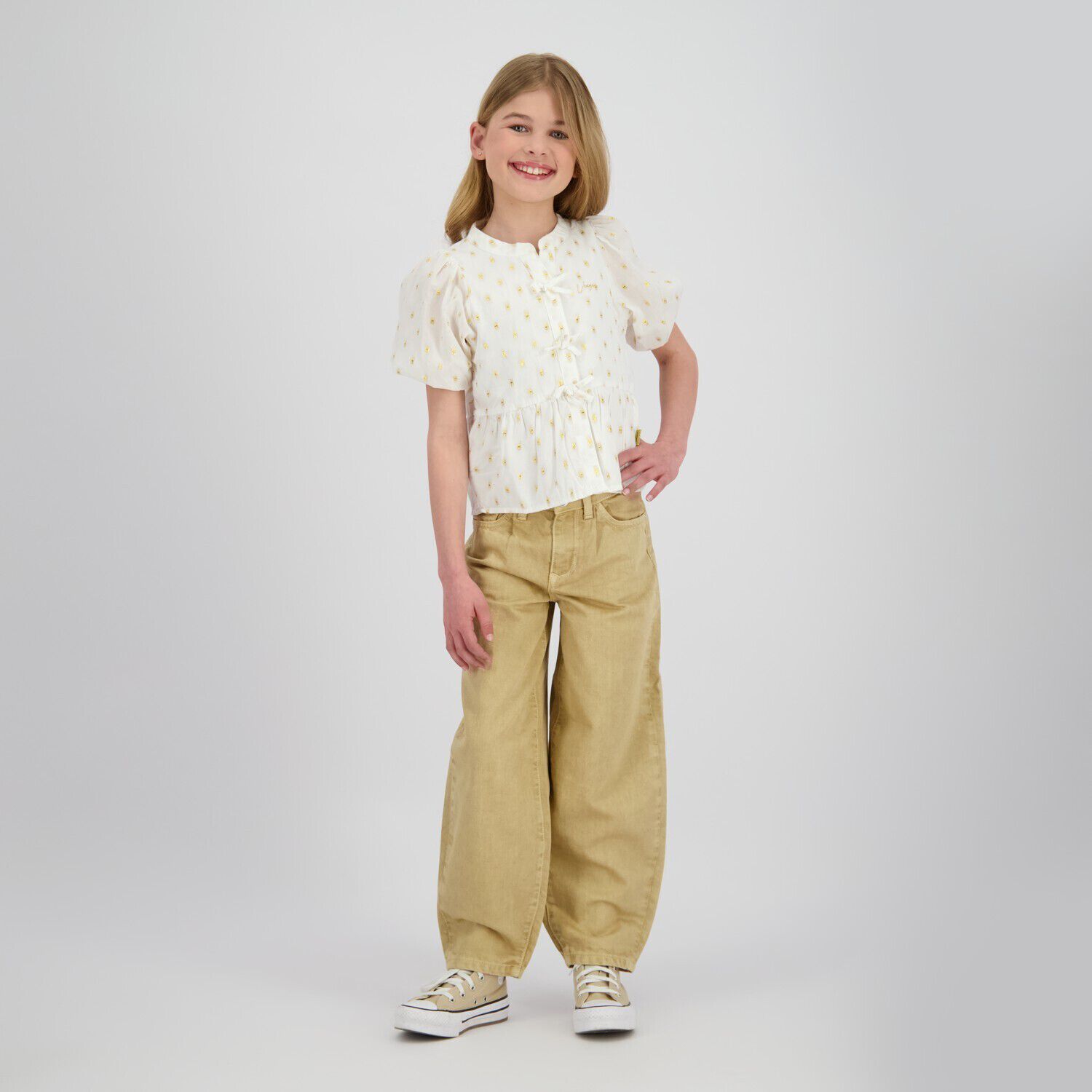 Sand VINGINO Barrel jeans CAMILLA - large