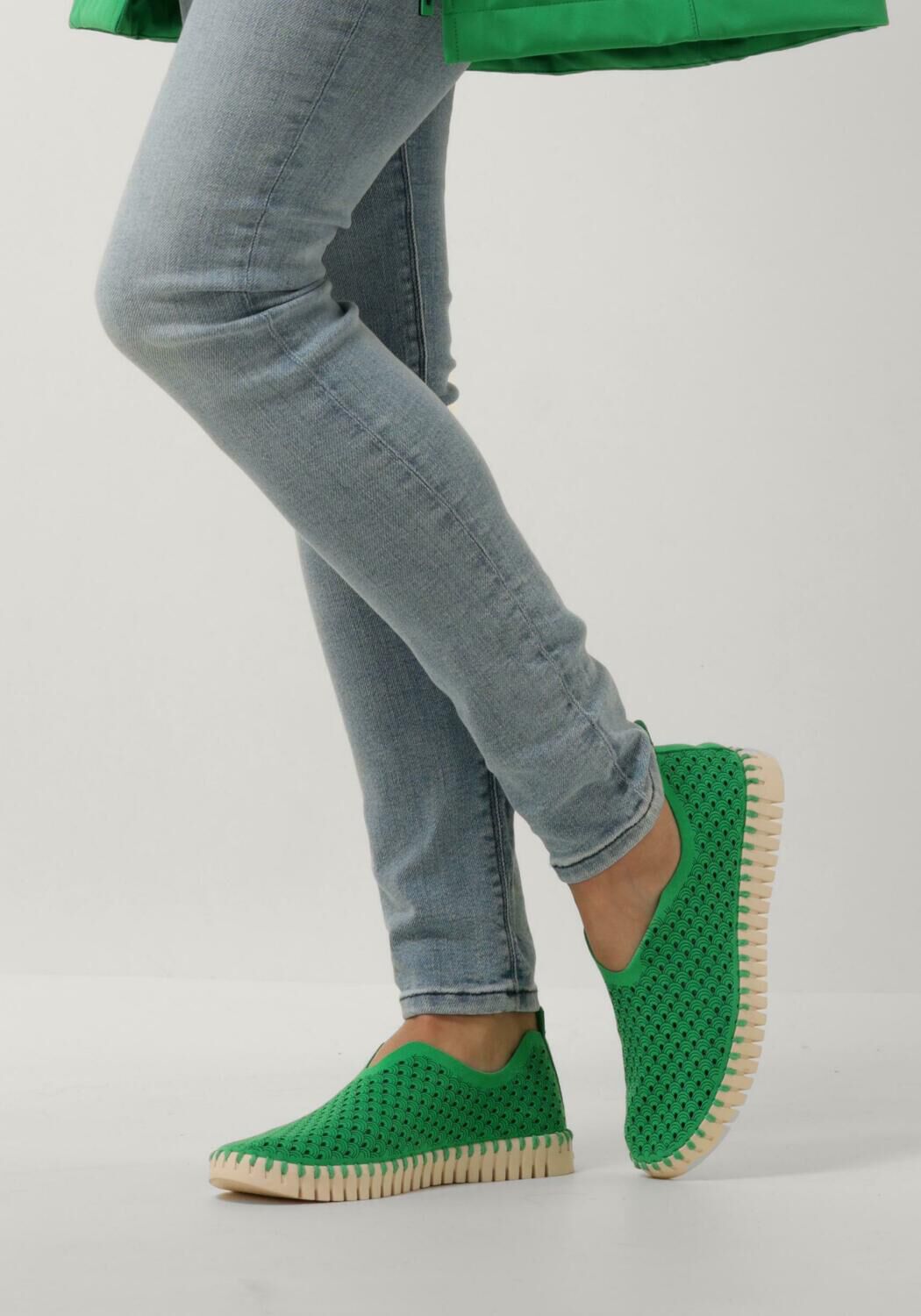 Gr&uuml;ne ILSE JACOBSEN Slipper TULIP3275 - large