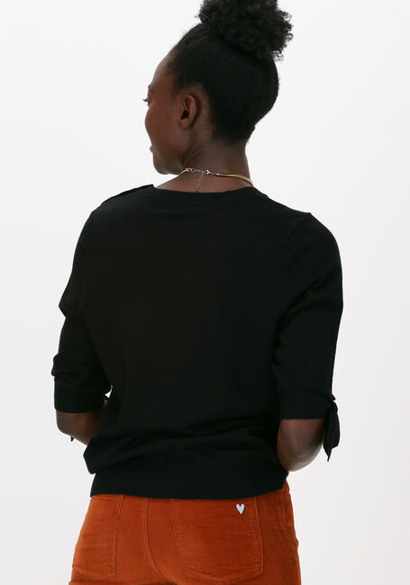 Schwarze FABIENNE CHAPOT Pullover MOLLY SHORT SLEEVE PULLOVER - large