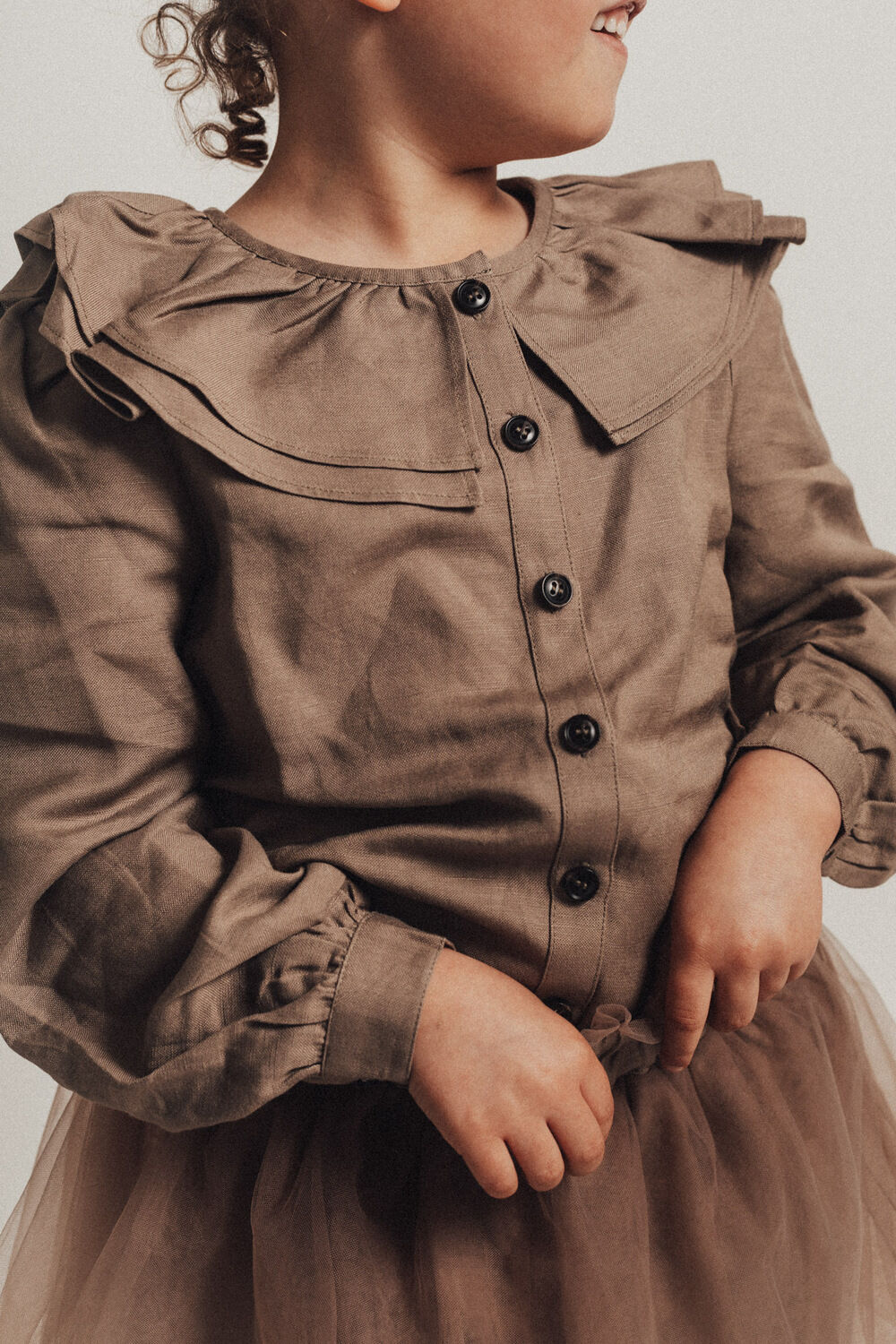 Taupe BAJE STUDIO Blusen MAIDA - large