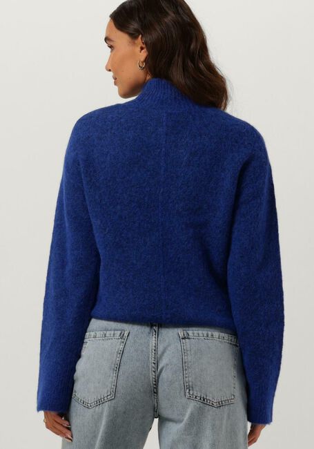 Blaue Y.A.S. Rollkragenpullover YASNELLOSEAM LS KNIT PULLOVER - large