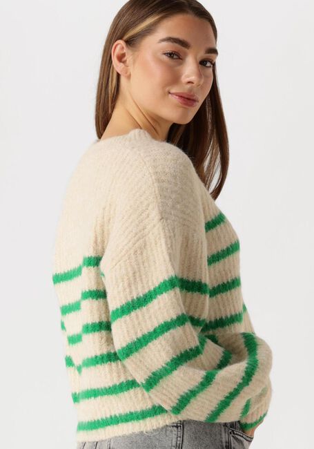 Grüne CO'COUTURE Pullover CORALIE CROP STRIPE O-KNIT - large