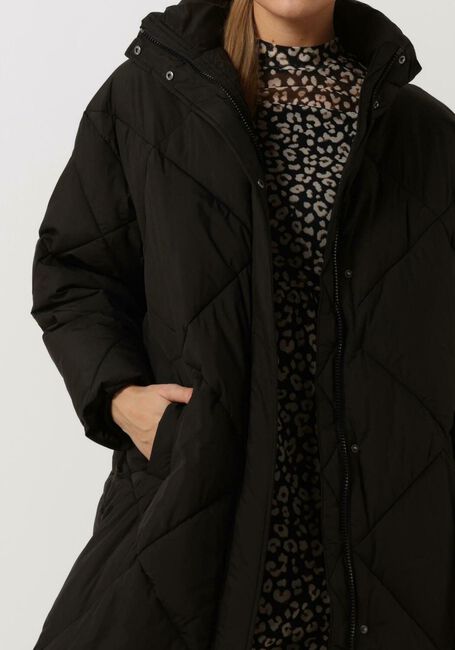 Schwarze NOTRE-V Wattierte Jack PUFFER DIAMOND - large