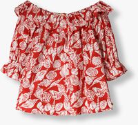 Rote SCOTCH & SODA Top OFF SHOULDER TOP WITH RUFFLESDA