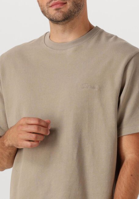 Taupe DSTREZZED T-shirt LASSE TEE - large