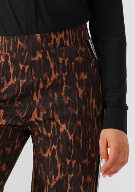 Braune STUDIO ANNELOES Weite Hose TRAINER ANIMAL TAPE TROUSERS - large