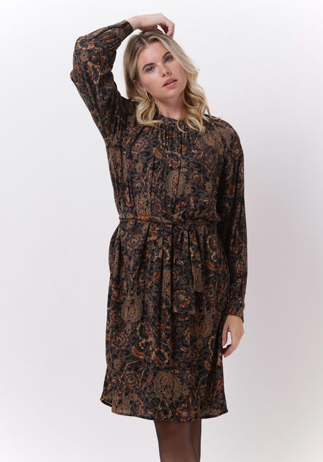 Braune BY-BAR Midikleid DAE AIDA DRESS - large