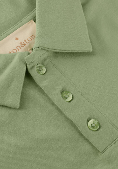 Gr&uuml;ne TON & TON Polo-Shirt TENDER - large