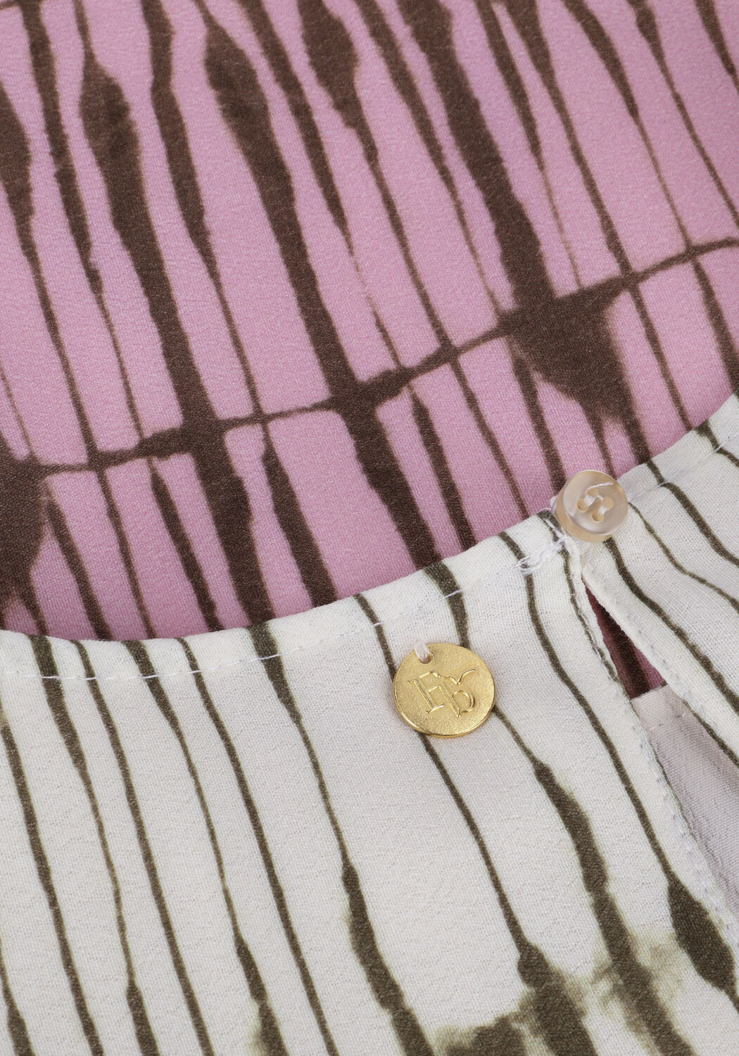 Mehrfarbige/Bunte FREEBIRD Minikleid BROOKLYNN SS DRESS - large