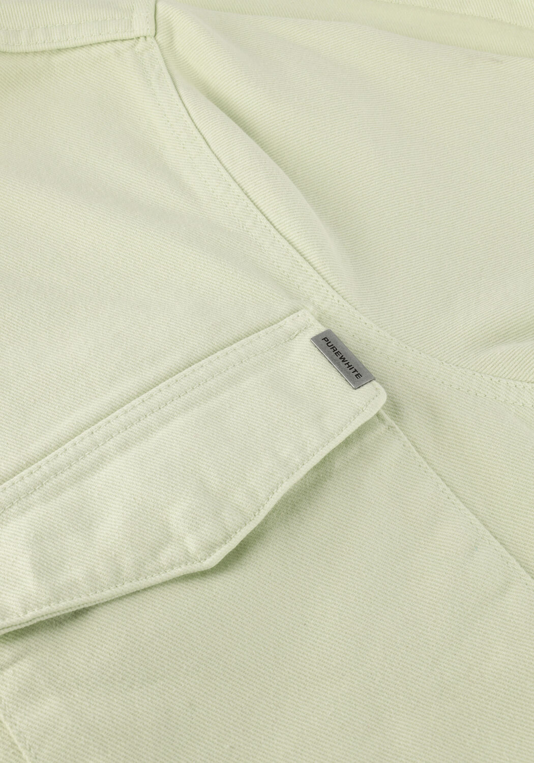 Gr&uuml;ne PUREWHITE Overshirt TWILL OVERSHIRT WITH BIG POCKET AT CHEST - large
