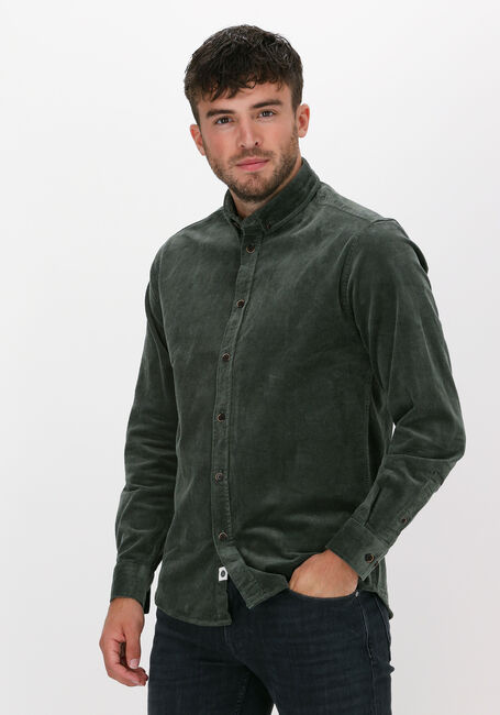 Dunkelgrün ANERKJENDT Casual-Oberhemd AKKONRAD CORD SHIRT - large