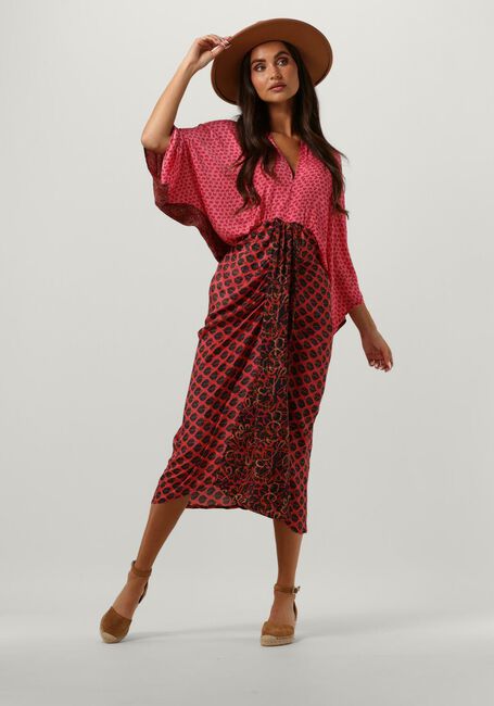 Mehrfarbige/Bunte SISSEL EDELBO Midikleid JUNO DRESS - large