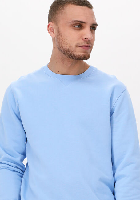 Blaue CRUYFF Sweatshirt EDUARDO CREWNECK - LOOPBACK GARMENT DYE - large