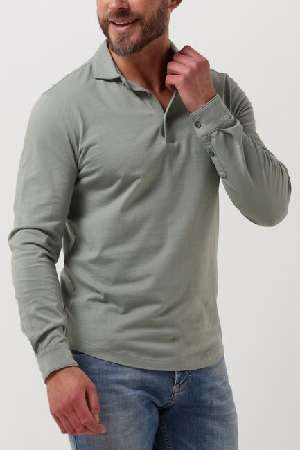 Grüne PROFUOMO Polo-Shirt POLO LONG SLEEVE LS - large
